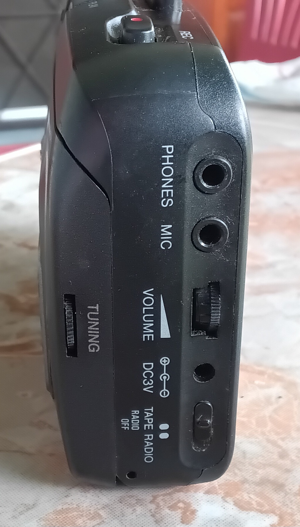 วินเทจ Aiwa HS-JS245 สายพานเทปขาด วิทยุปกติ